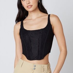 NEW Mixology Gab & Kate Corset Lace Black Small NWT